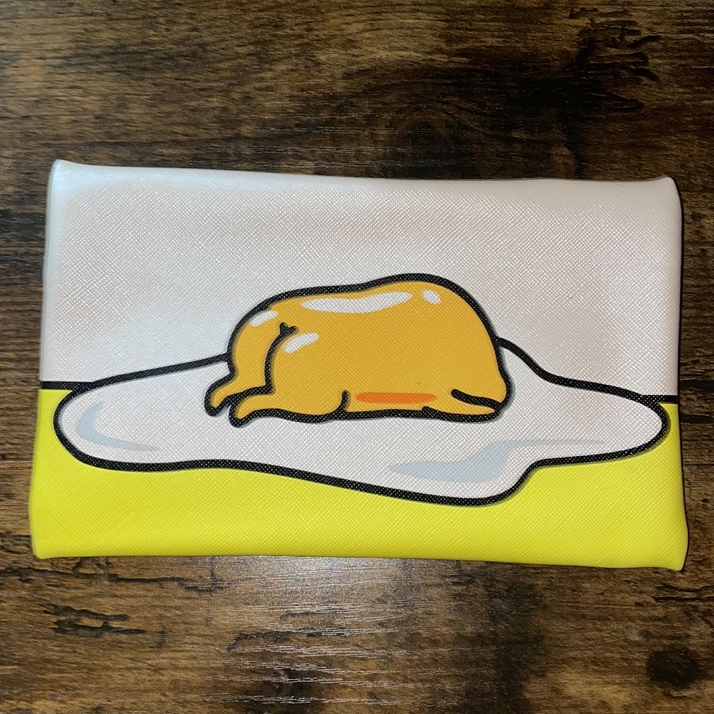 Ipsy Cosmetic Case * 7.5" x 4.5" * gudetama yellow egg - Picture 5 of 6